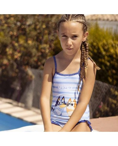 Costume da Bagno Bambina Bluey Azzurro Chiaro