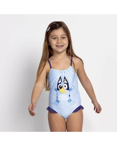 Costume da Bagno Bambina Bluey Azzurro Chiaro