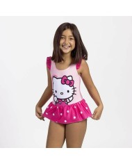 Costume da Bagno Bambina Hello Kitty Rosa chiaro Costume da Bagno Bambina Hello Kitty Rosa chiaro