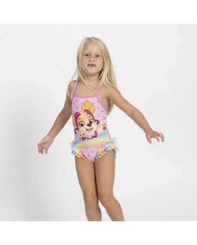 Costume da Bagno Bambina The Paw Patrol Rosa chiaro