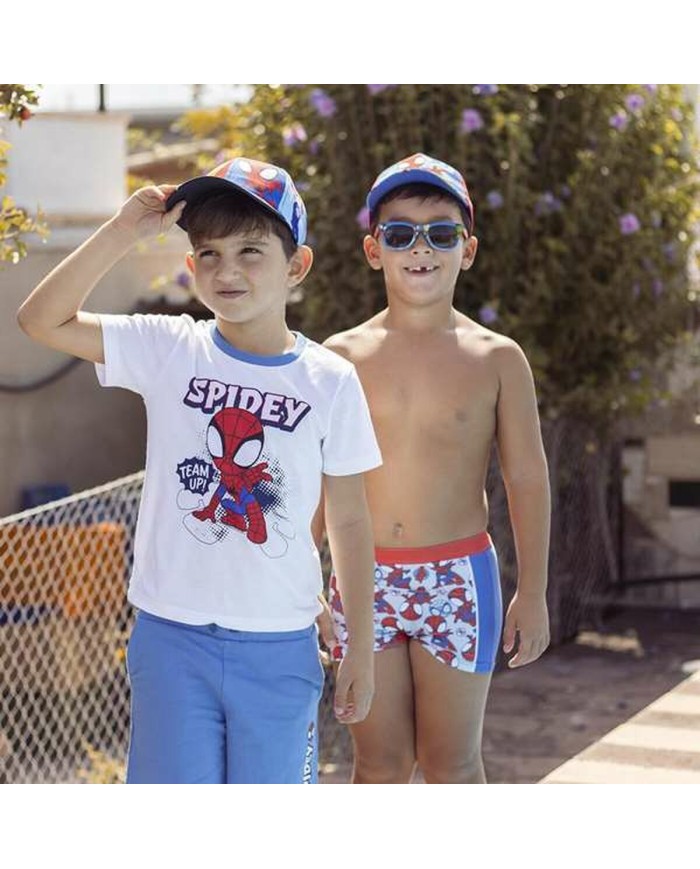 Costume da Bagno Bambino Spider-Man Azzurro Costume da Bagno Bambino Spider-Man Azzurro