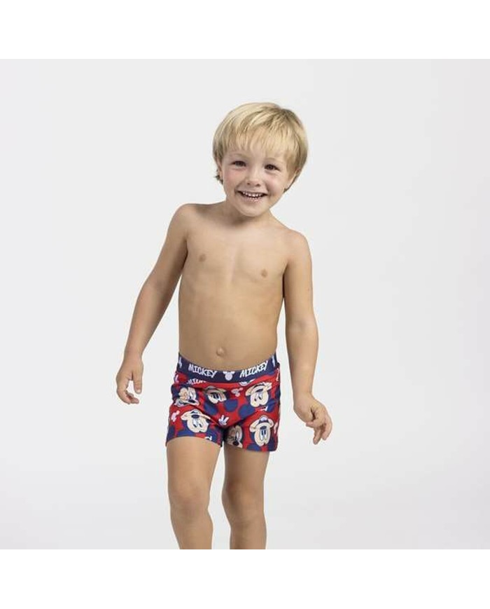 Costume da Bagno Bambino Mickey Mouse Rosso