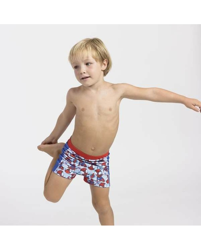 Costume da Bagno Bambino Spider-Man Azzurro Costume da Bagno Bambino Spider-Man Azzurro