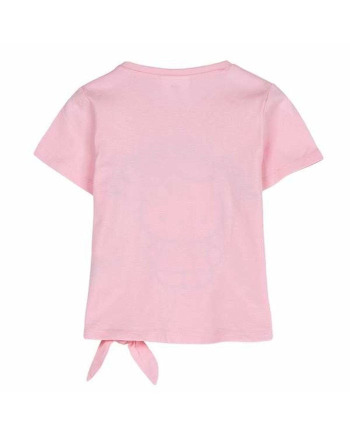 Maglia a Maniche Corte per Bambini Hello Kitty Rosa chiaro