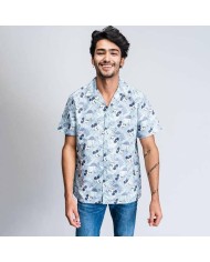 Maglia a Maniche Corte Uomo Mickey Mouse Verde Chiaro Maglia a Maniche Corte Uomo Mickey Mouse Verde Chiaro