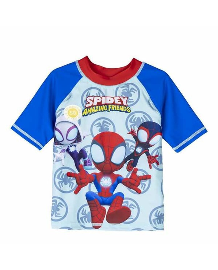 T-shirt da Bagno Spider-Man Azzurro