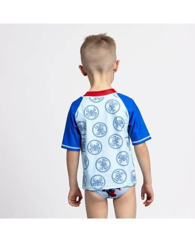 T-shirt da Bagno Spider-Man Azzurro