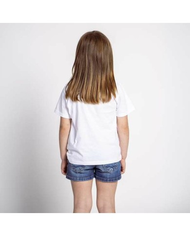 Maglia a Maniche Corte per Bambini Stitch Bianco Maglia a Maniche Corte per Bambini Stitch Bianco