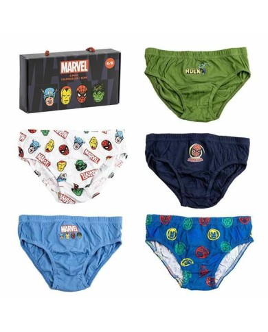 Pacco di Slip da Uomo Marvel Multicolore Pacco di Slip da Uomo Marvel Multicolore