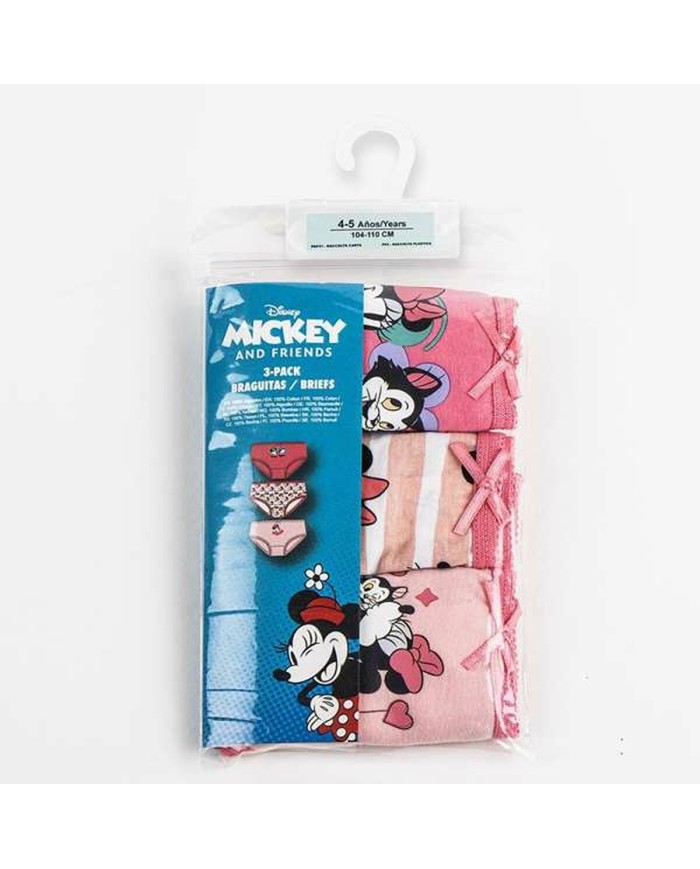 Confezione di Slip da Bambina Minnie Mouse Multicolore Confezione di Slip da Bambina Minnie Mouse Multicolore