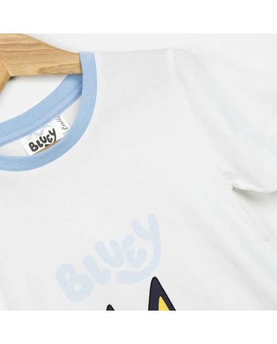 Pigiama Per bambini Bluey Bianco (6 Anni)