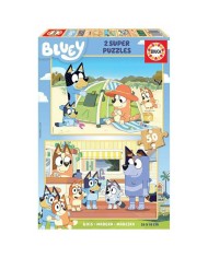 Set di 2 Puzzle Educa Legno 50 Pezzi Set di 2 Puzzle Educa Legno 50 Pezzi