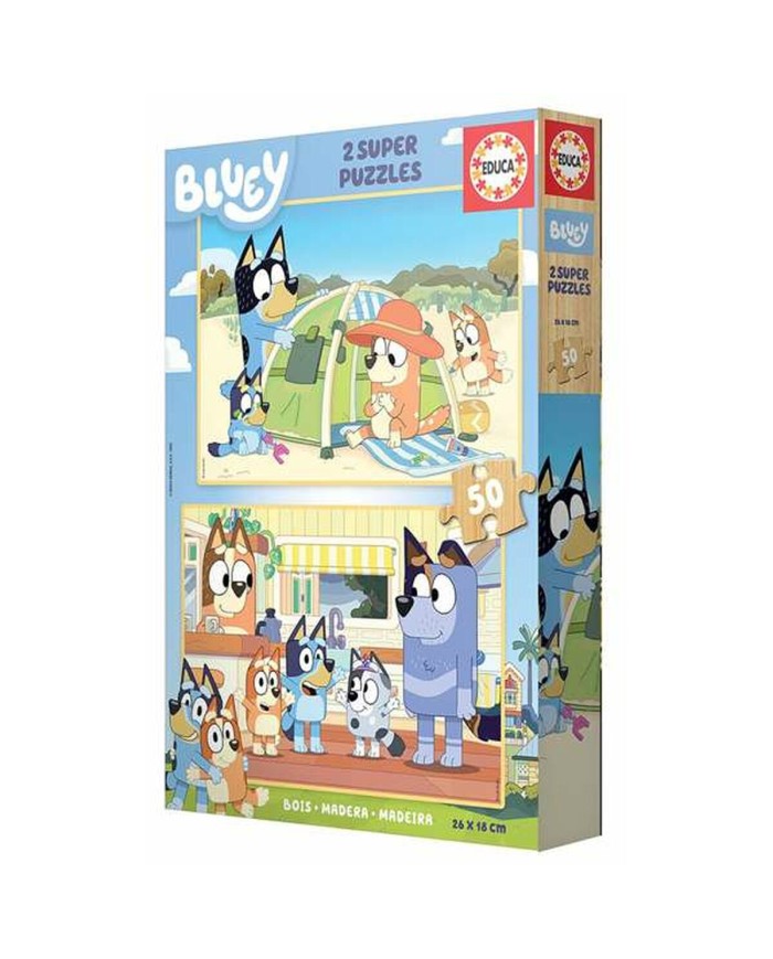 Set di 2 Puzzle Educa Legno 50 Pezzi Set di 2 Puzzle Educa Legno 50 Pezzi