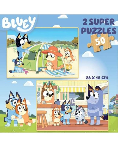 Set di 2 Puzzle Educa Legno 50 Pezzi Set di 2 Puzzle Educa Legno 50 Pezzi