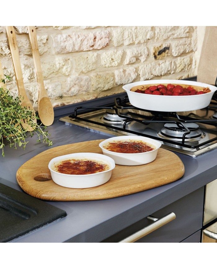 Teglia Luminarc Smart Cuisine Bianco Vetro Ø 14 cm Bassa (12 Unità)