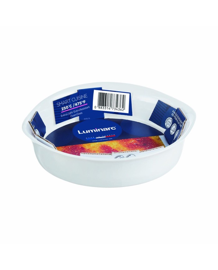 Teglia Luminarc Smart Cuisine Bianco Vetro Ø 14 cm Bassa (12 Unità)