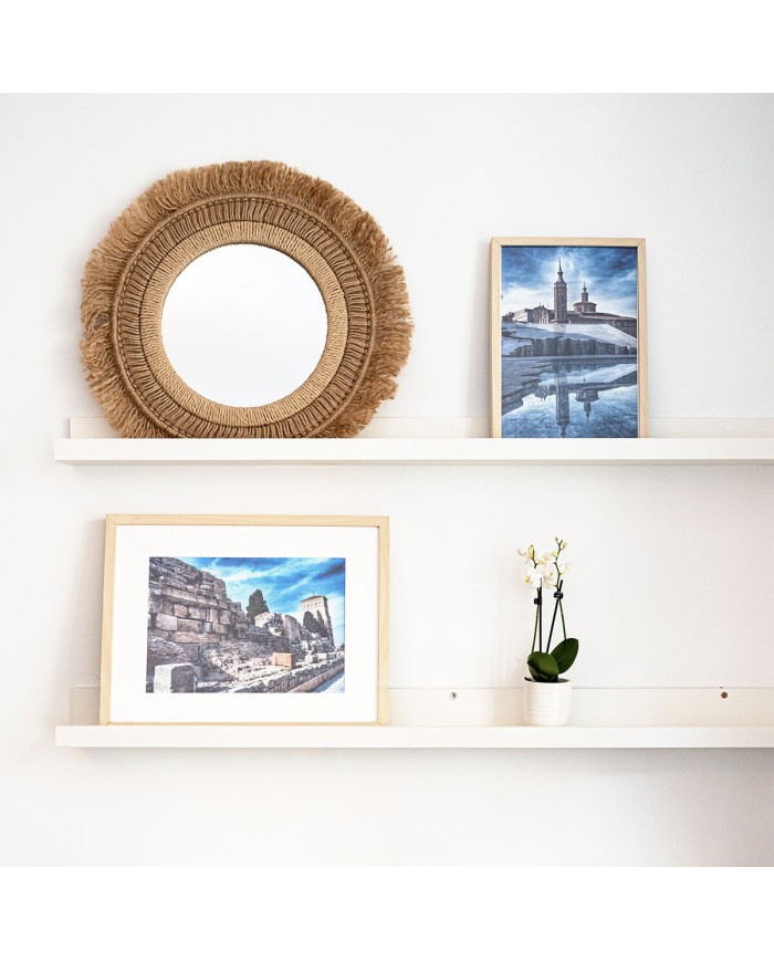 Specchio da parete Vinthera Moa Juta Naturale (4 Unità)