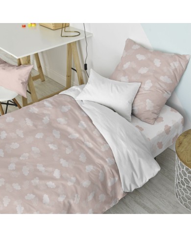 Set di copripiumino HappyFriday Basic Kids Rosa Singolo 2 Pezzi Set di copripiumino HappyFriday Basic Kids Rosa Singolo 2 Pezzi