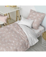 Set di copripiumino HappyFriday Basic Kids Rosa Singolo 2 Pezzi