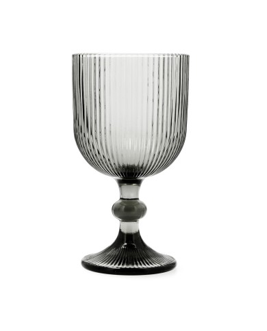 Calice per vino Bidasoa Fosil Grigio Vetro 370 ml (6 Unità) Calice per vino Bidasoa Fosil Grigio Vetro 370 ml (6 Unità)