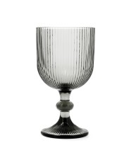 Calice per vino Bidasoa Fosil Grigio Vetro 370 ml (6 Unità)