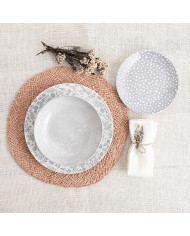 Set di Stoviglie Bidasoa Aquilea Grigio Ceramica 18 Pezzi Set di Stoviglie Bidasoa Aquilea Grigio Ceramica 18 Pezzi