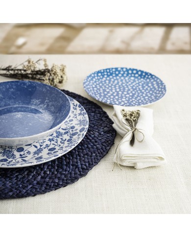 Set di Stoviglie Bidasoa Aquilea Azzurro Ceramica 18 Pezzi Set di Stoviglie Bidasoa Aquilea Azzurro Ceramica 18 Pezzi