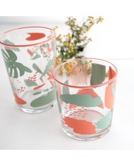 Bicchiere Quid Kaleido Multicolore Vetro Astratto 380 ml (6 Unità)