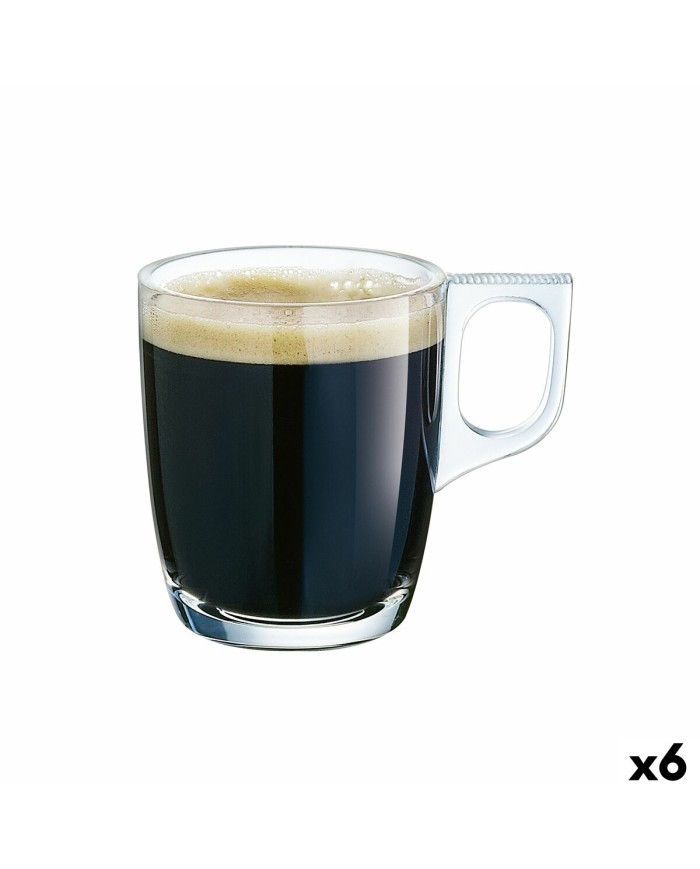 Set di Tazze da Caffè Luminarc Nuevo Trasparente Vetro 90 ml (6 Unità) Set di Tazze da Caffè Luminarc Nuevo Trasparente Vetro 90 ml (6 Unità)