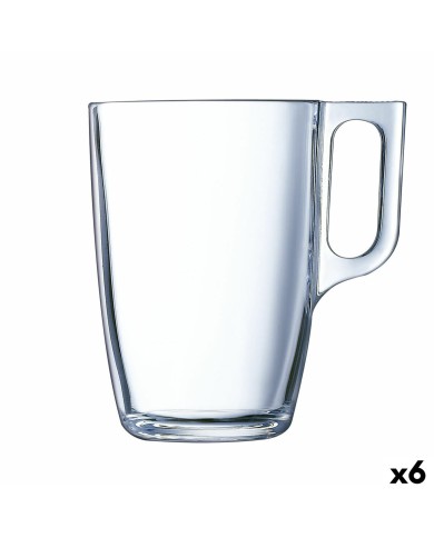 Tazza Mug Luminarc Nuevo Trasparente 320 ml (6 Unità) Tazza Mug Luminarc Nuevo Trasparente 320 ml (6 Unità)