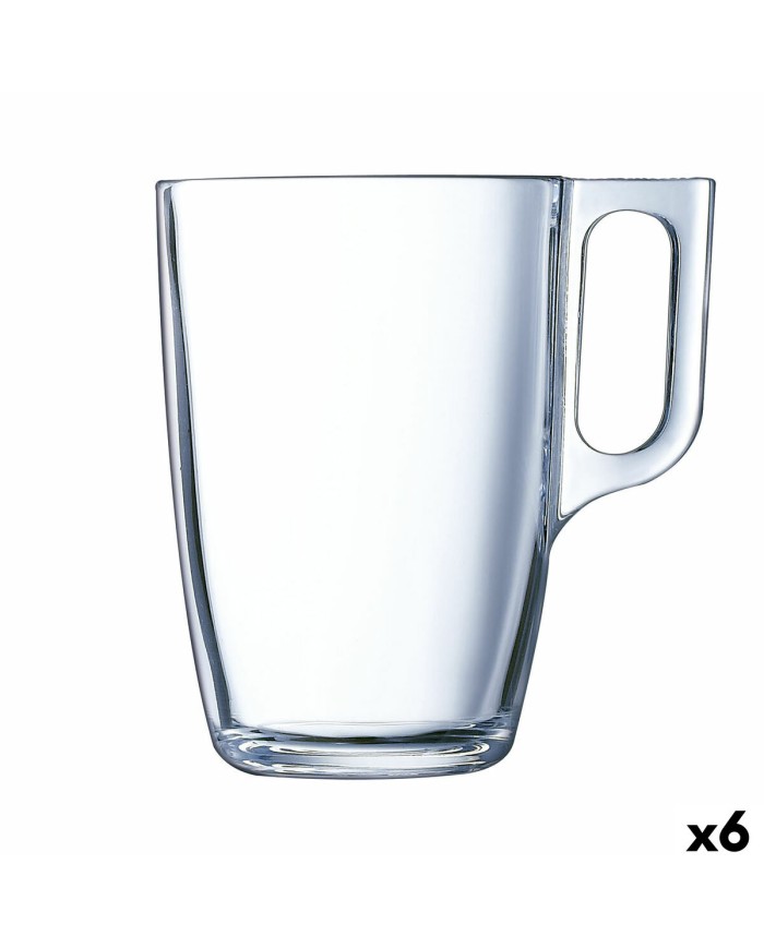 Tazza Mug Luminarc Nuevo Trasparente 320 ml (6 Unità) Tazza Mug Luminarc Nuevo Trasparente 320 ml (6 Unità)