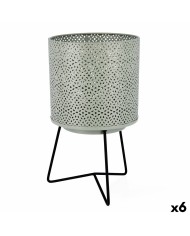 Vaso con supporto Vinthera Moa Verde Metallo 17 x 17 x 29,5 cm (6 Unità) Vaso con supporto Vinthera Moa Verde Metallo 17 x 17 x 29,5 cm (6 Unità)