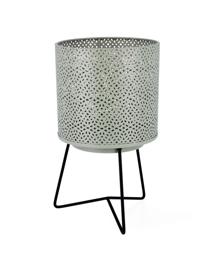 Vaso con supporto Vinthera Moa Verde Metallo 17 x 17 x 29,5 cm (6 Unità) Vaso con supporto Vinthera Moa Verde Metallo 17 x 17 x 29,5 cm (6 Unità)