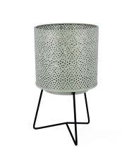 Vaso con supporto Vinthera Moa Verde Metallo 17 x 17 x 29,5 cm (6 Unità) Vaso con supporto Vinthera Moa Verde Metallo 17 x 17 x 29,5 cm (6 Unità)