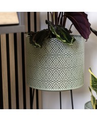 Vaso con supporto Vinthera Moa Verde Metallo 22 x 22 x 58 cm (4 Unità)