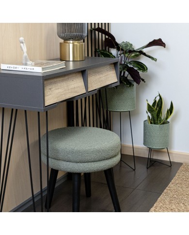 Vaso con supporto Vinthera Moa Verde Metallo 22 x 22 x 58 cm (4 Unità) Vaso con supporto Vinthera Moa Verde Metallo 22 x 22 x 58 cm (4 Unità)