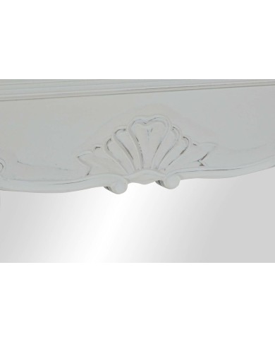 Specchio da parete DKD Home Decor Bianco Naturale 105 x 64 x 4,5 cm Specchio da parete DKD Home Decor Bianco Naturale 105 x 64 x 4,5 cm