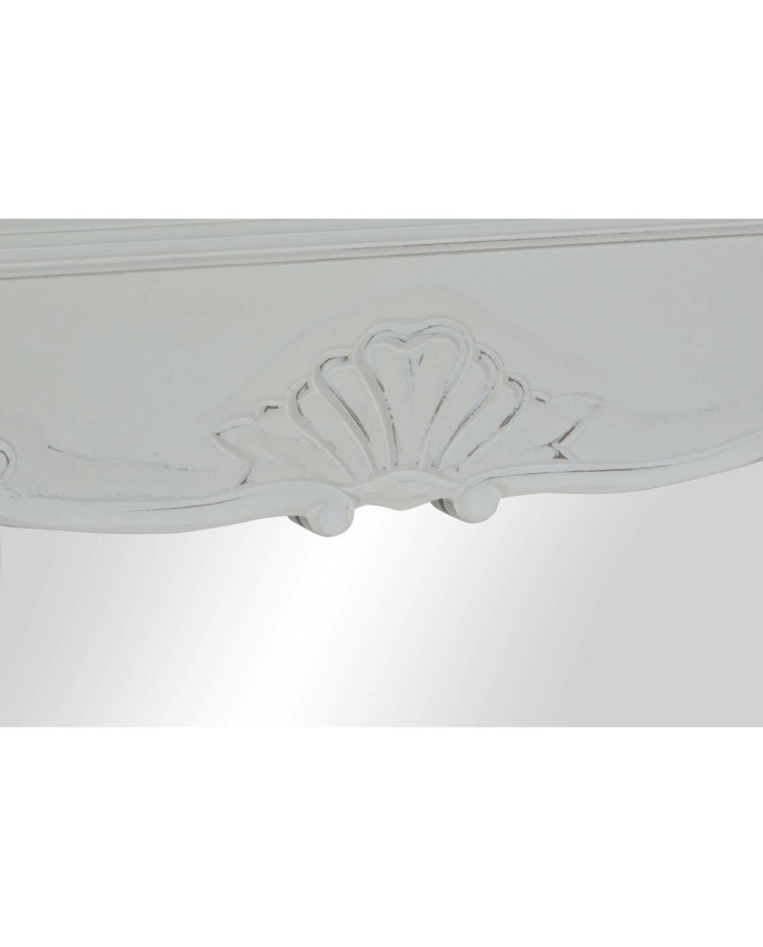 Specchio da parete DKD Home Decor Bianco Naturale 105 x 64 x 4,5 cm