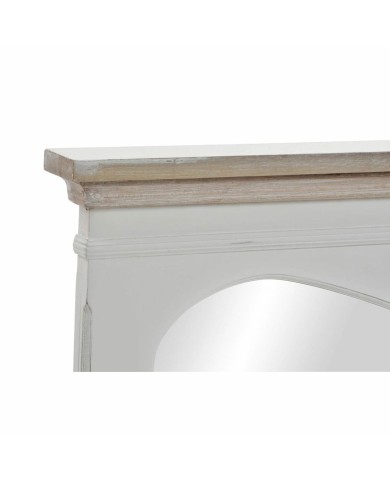Specchio da parete DKD Home Decor Bianco Naturale 105 x 64 x 4,5 cm