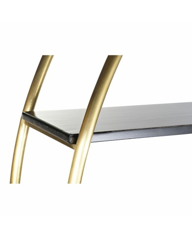 Scaffale DKD Home Decor Nero Dorato Metallo Pioppo 160 x 35 x 180 cm Scaffale DKD Home Decor Nero Dorato Metallo Pioppo 160 x 35 x 180 cm