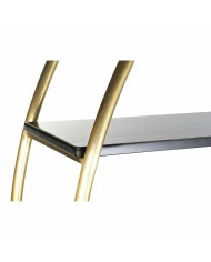 Scaffale DKD Home Decor Nero Dorato Metallo Pioppo 160 x 35 x 180 cm