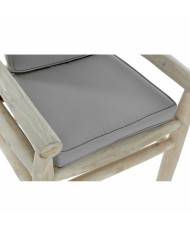 Poltrona da giardino DKD Home Decor Naturale Grigio chiaro Teca 65 x 80 x 92 cm Poltrona da giardino DKD Home Decor Naturale Grigio chiaro Teca 65 x 80 x 92 cm