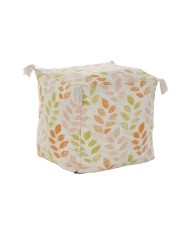 Cuscino da pavimento DKD Home Decor Beige Foglia della pianta Shabby Chic 40 x 40 x 40 cm Cuscino da pavimento DKD Home Decor Beige Foglia della pianta Shabby Chic 40 x 40 x 40 cm