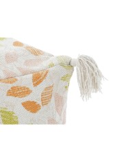 Cuscino da pavimento DKD Home Decor Beige Foglia della pianta Shabby Chic 40 x 40 x 40 cm Cuscino da pavimento DKD Home Decor Beige Foglia della pianta Shabby Chic 40 x 40 x 40 cm