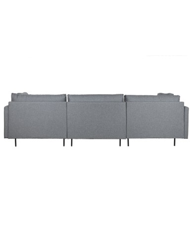 Divano Chaise Longue DKD Home Decor Grigio Metallo Moderno 276 x 152,5 x 84 cm Divano Chaise Longue DKD Home Decor Grigio Metallo Moderno 276 x 152,5 x 84 cm