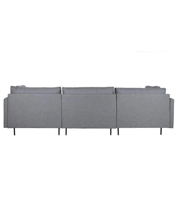 Divano Chaise Longue DKD Home Decor Grigio Metallo Moderno 276 x 152,5 x 84 cm Divano Chaise Longue DKD Home Decor Grigio Metallo Moderno 276 x 152,5 x 84 cm