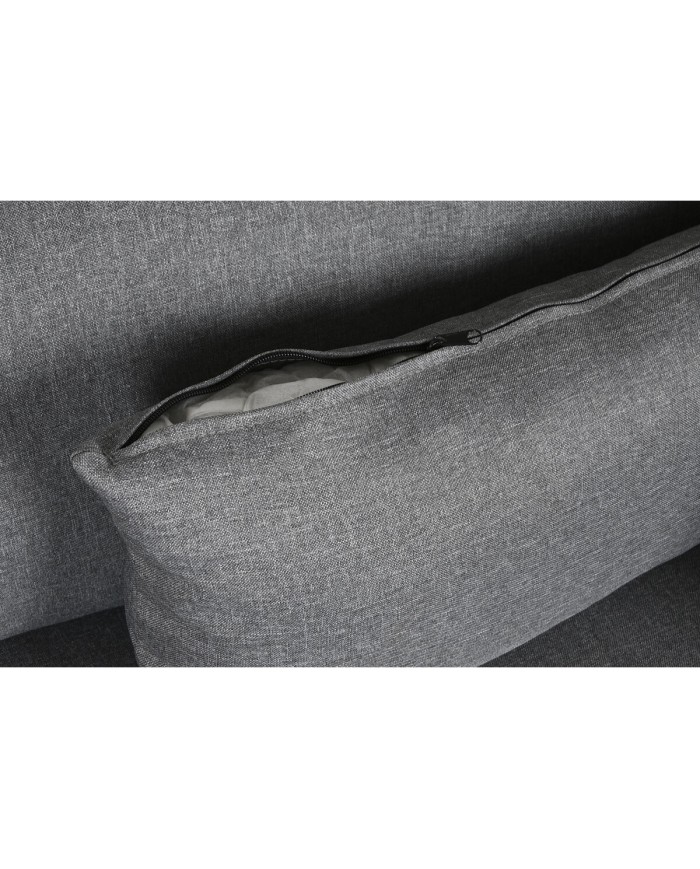 Divano Chaise Longue DKD Home Decor Grigio Metallo Moderno 276 x 152,5 x 84 cm Divano Chaise Longue DKD Home Decor Grigio Metallo Moderno 276 x 152,5 x 84 cm