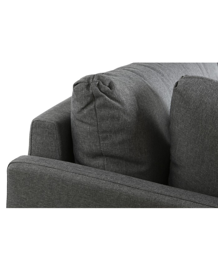 Divano Chaise Longue DKD Home Decor Grigio Metallo Moderno 276 x 152,5 x 84 cm Divano Chaise Longue DKD Home Decor Grigio Metallo Moderno 276 x 152,5 x 84 cm