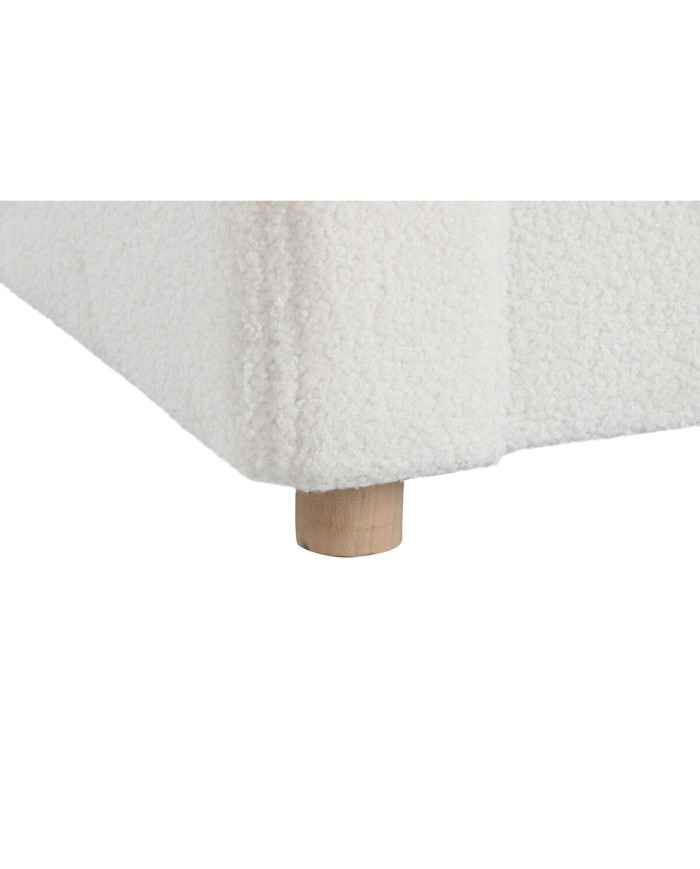 Poltrona DKD Home Decor Bianco Poliestere Legno 79 x 72 x 86 cm