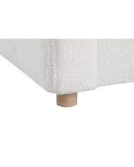 Poltrona DKD Home Decor Bianco Poliestere Legno 79 x 72 x 86 cm